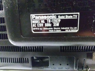 Vintage Panasonic TR - 1202P 12 