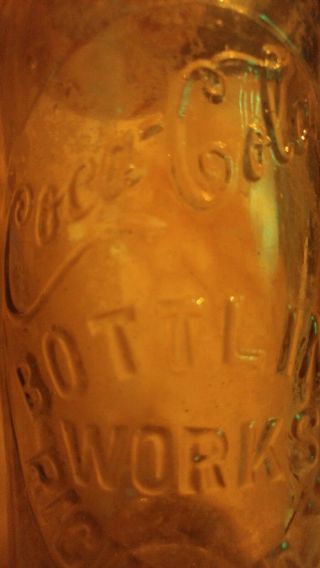 Holy Grail Rare C.  1900 Coca Cola " Slant " Script Ss Straight Sign Soda Bottle