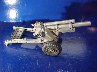 1960s Marx Lumar Wwii 12 " Plastic Us Army Field Artillery Cannon