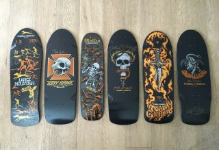 Powell Peralta Bones Brigade Series 4 Skateboard Decks Signed Complete Set Rare