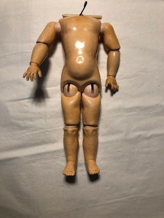 Wonderful Antique German Kestner 11” Doll Body.  Factory Paint 2