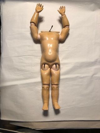Wonderful Antique German Kestner 11” Doll Body.  Factory Paint 4