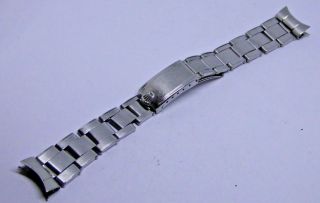 Vintage 1963 Rolex Rivet Stainless Steel Bracelet Wristwatch Strap 17mm