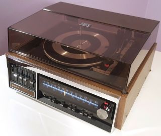 Sony Stereo Music System Hp - 310 Receiver W Turntable Record Player Vintage 1973