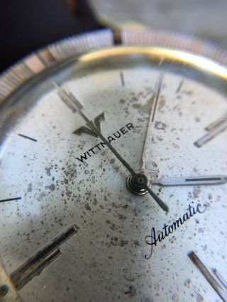 Vintage Wittnauer Automatic Watch With Patina 4