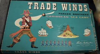 Trade Winds Board Game Vintage 1960