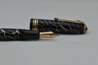 Lovely Rare Vintage Conway Stewart Number 58 Fountain Pen – Cracked Ice Pattern