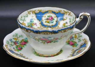 Eb Foley 1850 Broadway Pattern Bone China Tea Cup & Saucer England