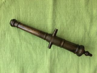 ANTIQUE OLD,  NAVAL,  BRONZE,  SHIP CANNON,  LANTAKA 3