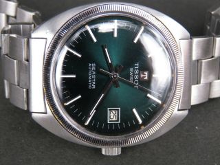 VINTAGE TISSOT SEASTAR 2481 STAINLESS STEEL SWISS MADE DATE AUTOMATIC MENS WATCH 3