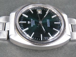 VINTAGE TISSOT SEASTAR 2481 STAINLESS STEEL SWISS MADE DATE AUTOMATIC MENS WATCH 4