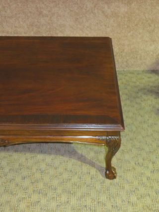 Vintage Lane Chippendale Style Ball & Claw Foot Cocktail Table 6