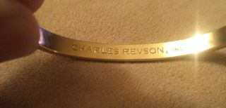 ALDO CIPULLO - CHARLES REVSON INC 1970 GOLD ELECTROPLATED LOVE BRACELET W/ SCREW 3