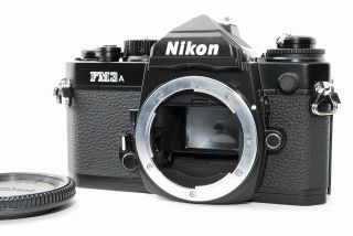 Rare 【unused】nikon Fm3a Black 35mm Slr Film Camera Body Only From Japan 10505