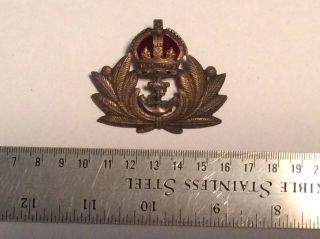 Wwii Royal Navy Officer’s Beret Badge