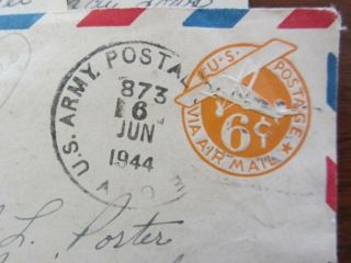 WWII letters,  D - Day 1st Division 18th Inf.  