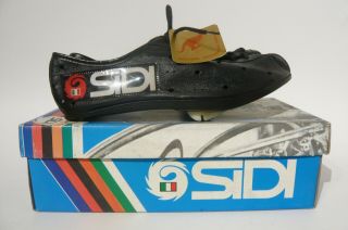 Sidi Titanium Size 411/2 Vintage Perforated Kangaroo Leather Cycling Shoes