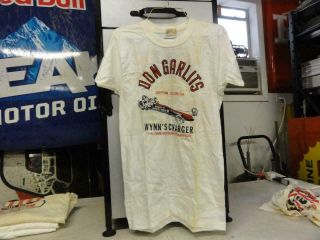 Vintage Drag Racing Shirt Don Garlits Wynn 