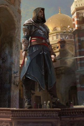 Assassins Creed " Ezio " Craig Mullins Lithograph (extremely Rare,  38 Of 60)