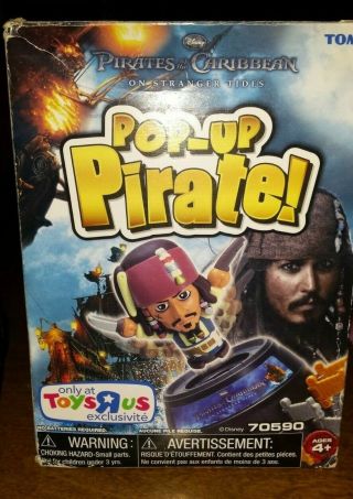 Rare - Pop - Up Pirate Pirates Of The Caribbean Jack Sparrow Edition - Rare