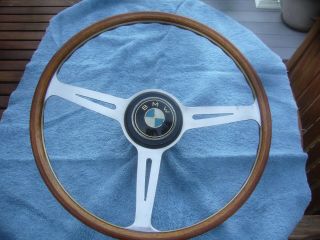 Rare Vintage Factory Optional Bmw Wood Steering Wheel In 1966 Bmw Tisa 1800