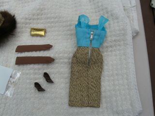 COMPLETE 1965 Vintage BARBIE Gold n Glamour 1647 OUTFIT 4