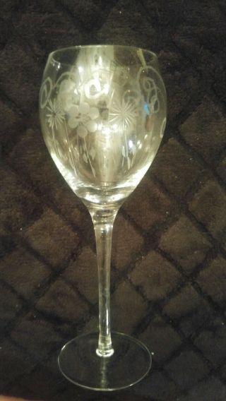 Decorated Wine Glass