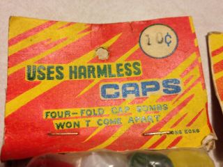 Rare vintage 1950 - 60 ' s Cap Missle Bombs - in packages (m) 2