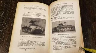 WWII WW2 German Panzer Tank military handbook book 1940 Taktisches Handbuch 5