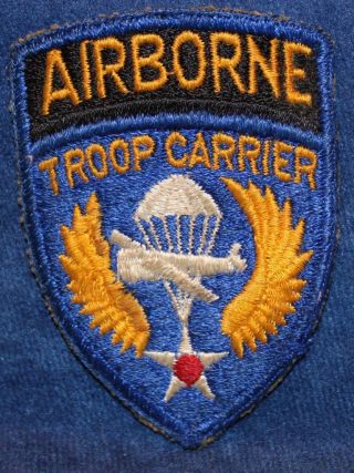 Vintage Wwii U.  S.  Army Air Forces Airborne Troop Carrier Patch 1717