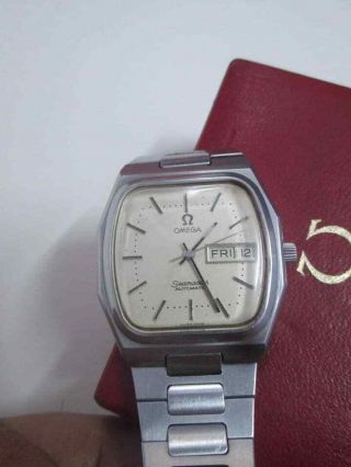 Vintage Omega Seamaster Automatic Cal1020 Day Date Silver Dial Men 