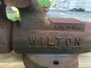 Large Vintage Wilton Bullet Machinist Vise smooth serial 3