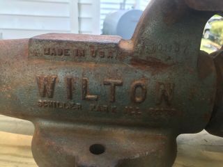 Large Vintage Wilton Bullet Machinist Vise smooth serial 6