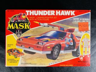 Misb Kenner M.  A.  S.  K.  Mask Thunder Hawk 1986 Vintage Mib