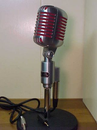 L@@k Minty Vintage Unidyne 556s Broadcast Microphone.  W/stand/extras