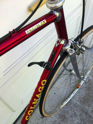 1984 Colnago Profil CX Road Bike Vintage Steel Campagnolo Record 57cm 4