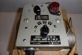 Control Unit No.  2 MK2 WW2 Wireless Set 19 Signal Corps 5