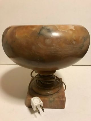 Vintage Retro Alabaster Lamp Bases with Urn Shape - Gorgeous 10