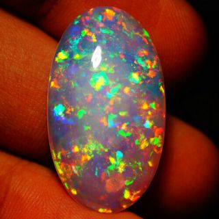 13.  90 Ct Rainbow Pattern Rare Quality Welo Ethiopian Opal - Ebb15