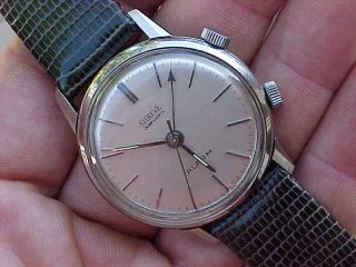 Scarce Vintage Concord Alarm Mans Watch Retailed By Shreve Crump & Low Co