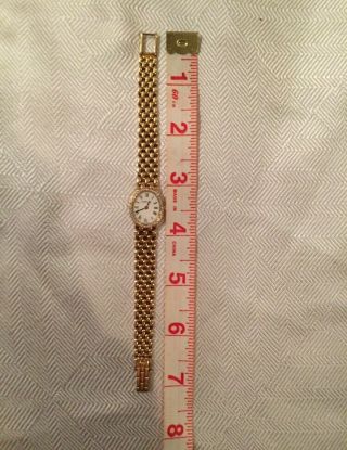 Vintage Tiffany & Co 14k Yellow Gold And Diamond Ladies Watch Rare Collectible