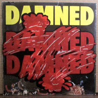 The Damned Rare Eddie & The Hot Rods Back Cover 1977 Uk Vinyl Lp Stickers