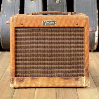 Vintage 1962 Fender Tweed Champ narrow panel,  transformers & tubes 2