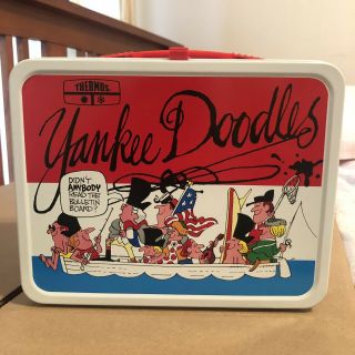 1975 Yankee Doodle Vintage Lunchbox Ultra Rare In This