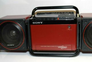 Vintage Sony CFS - 700 AM/FM Stereo TranSound Boombox 4