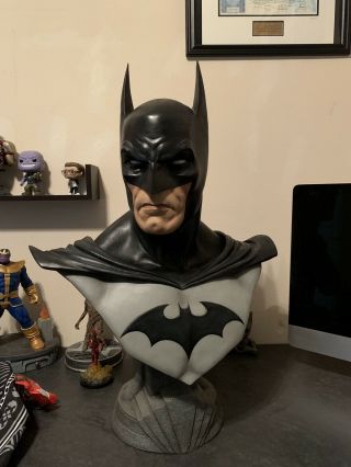 Sideshow Batman Life Size Statue Bust - Rare -