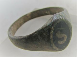 Detector Finds Ancient Bronze Ring With Enamelled 