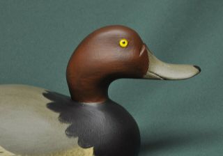 Darkfeather Freedman Mason Style Premier Grade REDHEAD DRAKE duck decoy 2