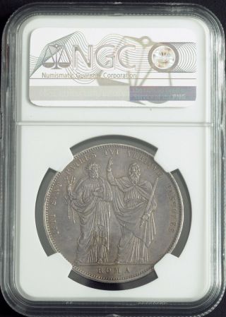 1830,  Italy,  Vatican,  Pope Pius VIII.  Large Silver Scudo Coin.  Rare PCGS AU - 58 4