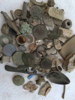 Ancient/group Of Interesting Metal Detector Finds From Norfolk Field No A4